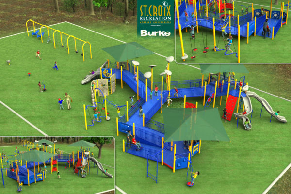 Large Playground Design Accessible
