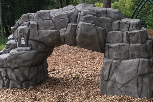 Rock Arch Playground Structure at Patrick Eagen Park - Eagan, MN