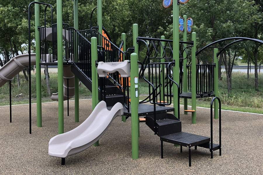 Brand New Playground with Safety Surface
