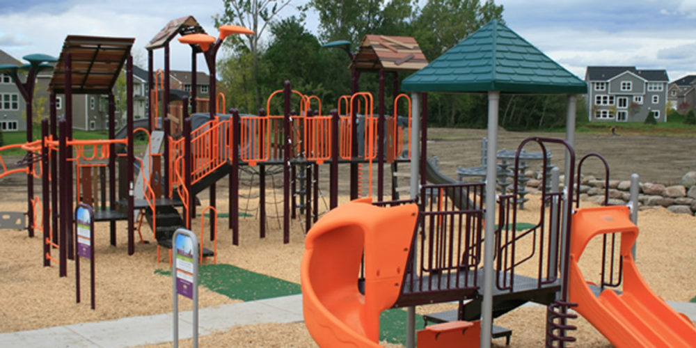 Prairie Ponds Park Playground in Plymouth, Minnesota