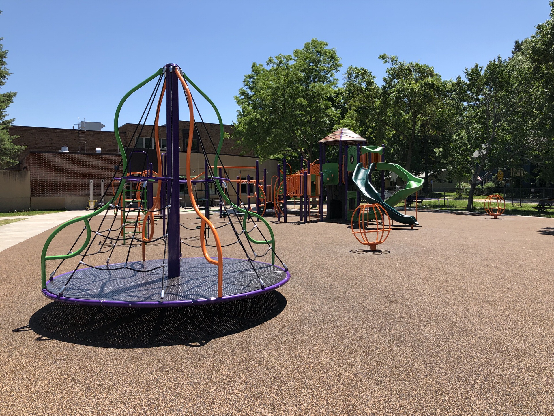 Minnesota Commercial School Playground at Bayport Elementary School in Bayport, MN featuring BCI Burke equipment