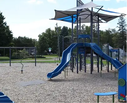 park with slide